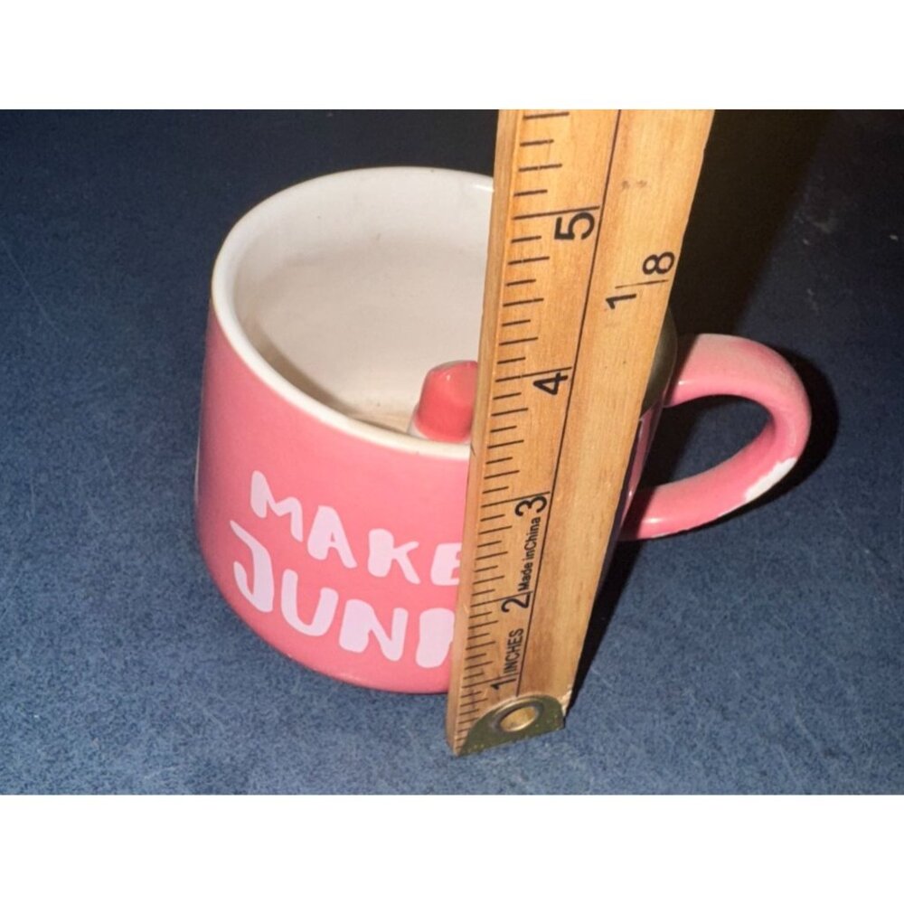Makeup Junky Pink Ceramic Mug With Lipstick Inside - Picture 7 of 7
